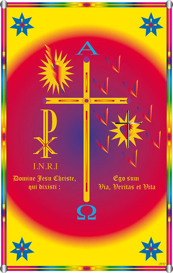 POSTER - PANTACLE DU CHRIST  (format: 90 x 60 cm)