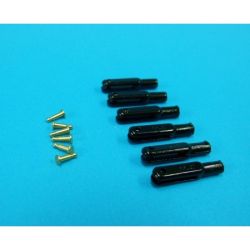 Chape nylon M3 AXE métal 2,5mm (noir) MP JET