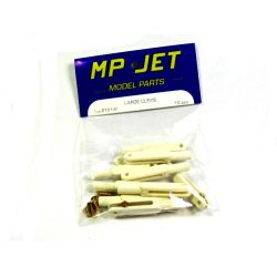 Chape nylon M3 AXE métal 2,5mm (blanc) MP JET