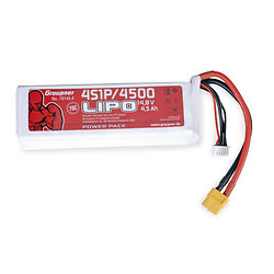 Batterie LiPo 4S 4500mAH 14,8 V 70C XT60