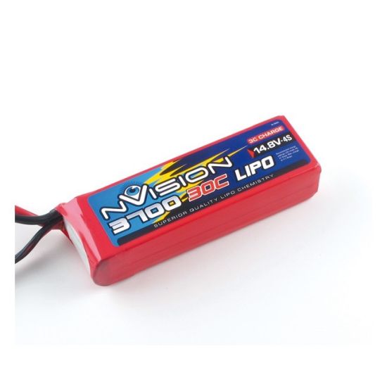 Batterie lipo 4S 14.8V - 3700mAh 30C nVision