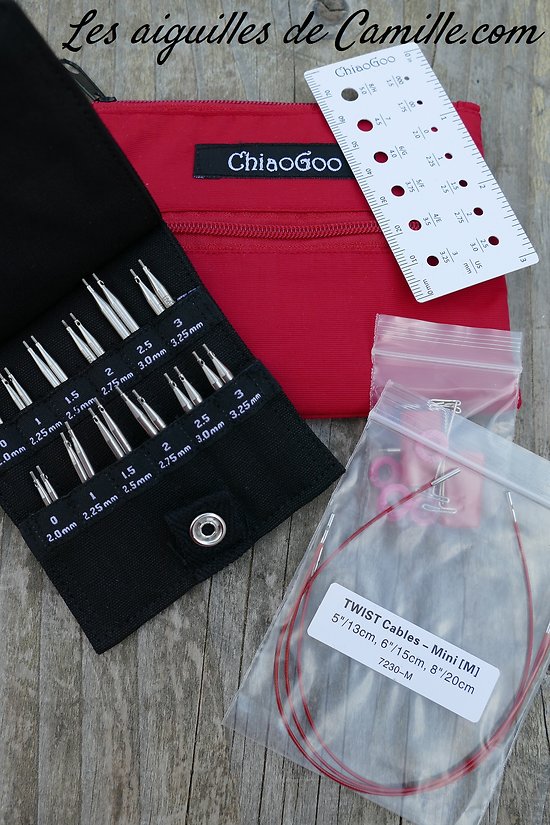 Chiaogoo Twist Shorties Red Lace Interchangeables Mini