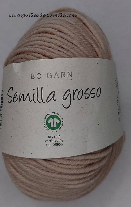 Semilla Grosso GOTS Crème