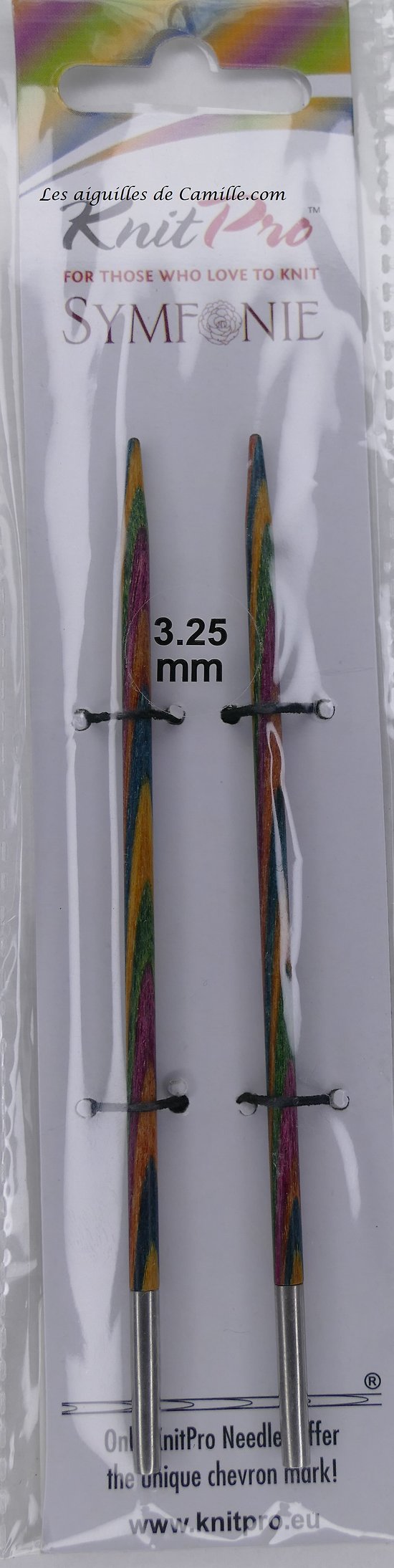 Aiguilles 3,25mm circulaires amovibles Knit Pro 