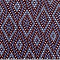 Tissu - Wax 100% coton - Abobo - Bordeaux / Rose / Bleu