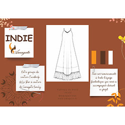 Indie - Robe - Taille 32-56 - PDF