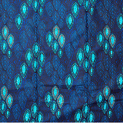 Tissu - Wax 100% - Graphiques - Bleu / Indigo / Bleu nuit
