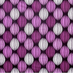 Tissu - Wax 100% coton - Graphiques - Viloet / Parme / Mauve