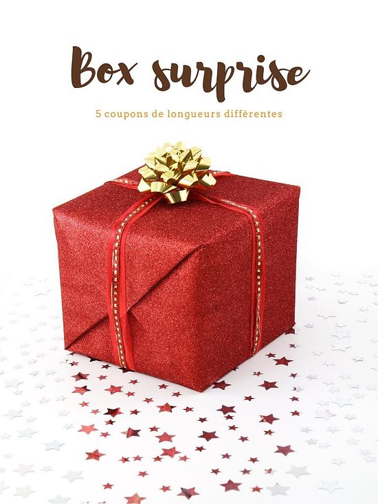 Box surprise - Wax 100% coton - 5 coupons de tissus - Largeur 1.20m