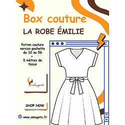 Box Couture - Emilie - Robe - Taille 32 à 56 - Dolo