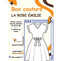 Box Couture - Emilie - Robe - Taille 32 à 56 - Adire
