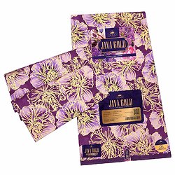 Tissu - Wax 100% coton - Bandiahi-Gourignani - Violet / Mauve / Doré