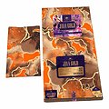 Tissu - Wax 100% coton - Gbangbégouiné-Yati - Orange / Marron / Doré