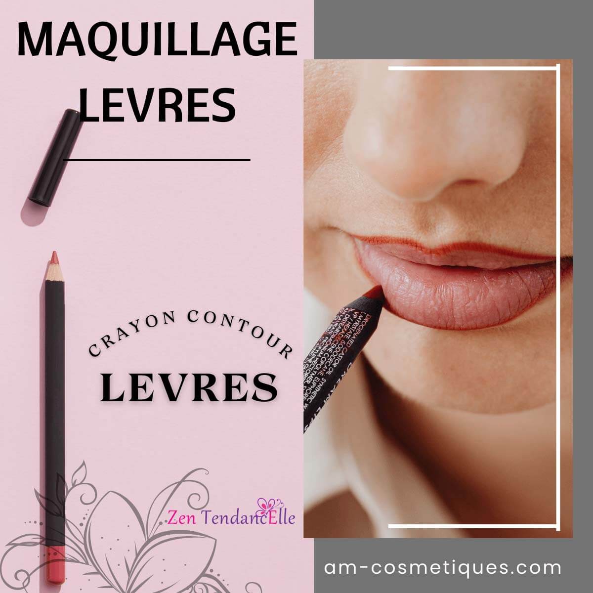 Crayon maquillage 2 en1 (YEUX ET LÈVRES) par Lovely Pop Cosmetics