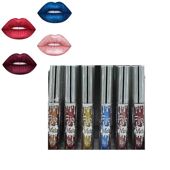 Gloss lèvres avec effet métallique pigmenté Leticia Well