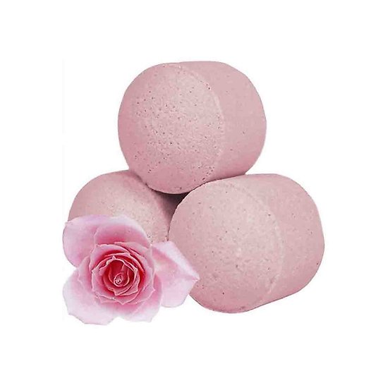 Mini boule de bain à la Rose détente avec bombe bain parfum fleuri