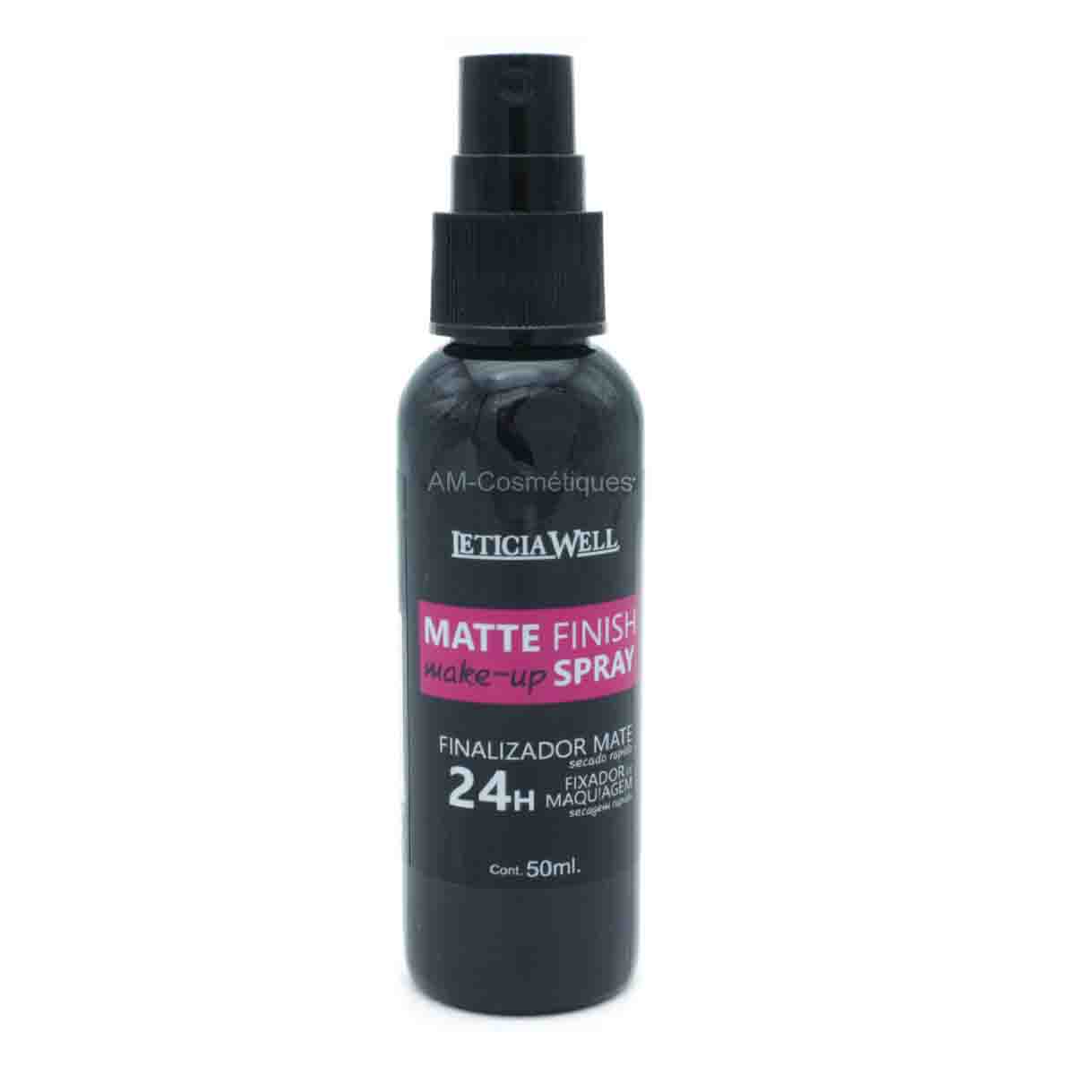  Matte Finish Make-up spray fixateur après maquillage Leticia Well