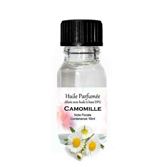Huile parfumée Camomille note florale en 10ml parfum ambiance