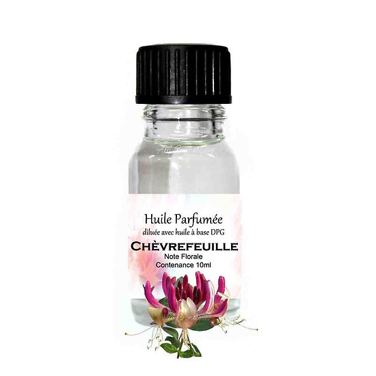 Huile parfumée Chèvrefeuille note florale 10ml parfum ambiance