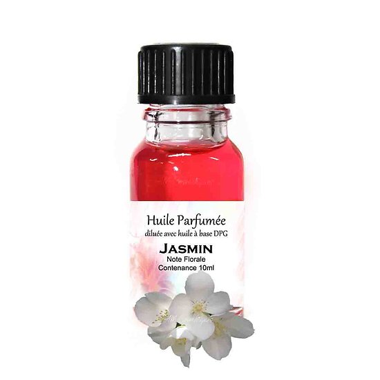 Huile parfumée Jasmin note florale 10ml diluée parfum ambiance