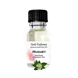 Huile parfumée Muguet note florale 10ml diluée parfum ambiance