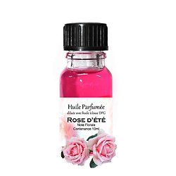 Huile parfumée Rose d'été note florale 10ml pour parfum ambiance