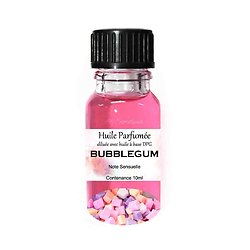 Huile parfumée Bubblegum note sensuelle 10ml parfum ambiance