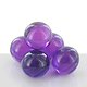 Perle de bain parfumée Lavande ronde en violet translucide