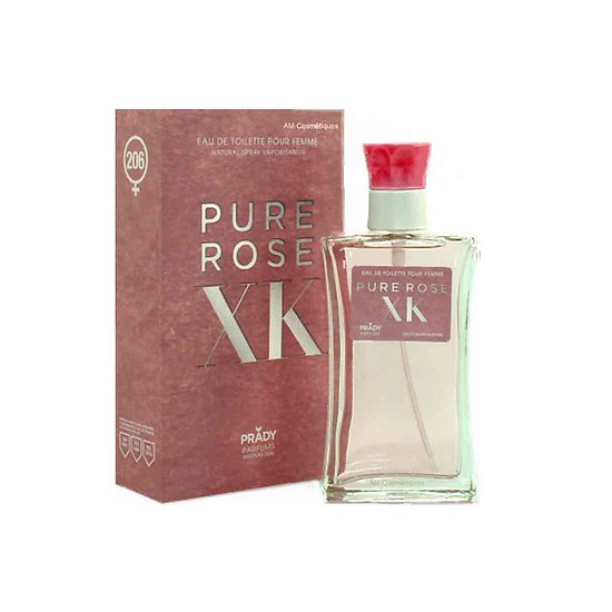 Eau de Toilette Pure Rose XK femme en 100ml Prady Parfums
