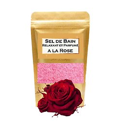 Sel de bain à la Rose bain aromathérapie, parfumé et relaxant
