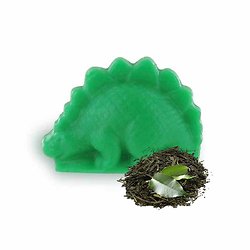 Savon Dinosaure parfumé Thé Vert fantaisie 25g vert soap