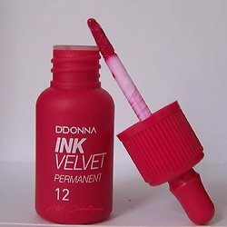 Encre à lèvres Rouge Rubis gloss Ink Velvet permanent D'donna