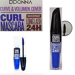 Mascara Curl Bleu waterproof, volume et courbe D'donna