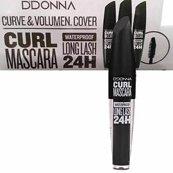 Mascara Noir Curl waterproof, volume et courbe D'donna