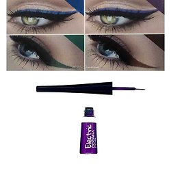 Eyeliner électrique Violet waterproof liquide pointe souple D'donna