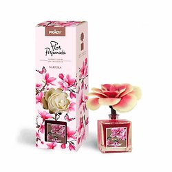 Mikado Sakura fleur d'ambiance parfumée 90ml diffuseur Prady