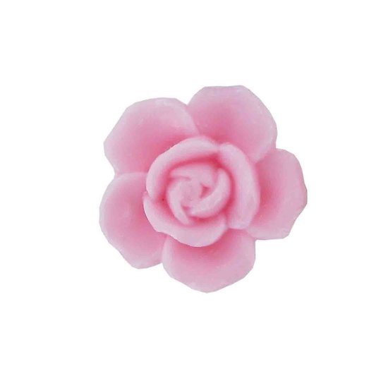 Savon fantaisie fleur Rose parfumé à la rose 25g coloris rose soap