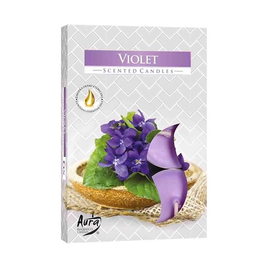Bougie chauffe plat Violette parfum fleur petites pièces