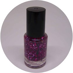 Vernis à ongles Fuchsia paillettes Bling Bling lilas Lovely Pop
