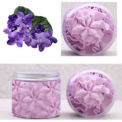 Crème fouettée Paradis Floral savon floral violette parme 120g