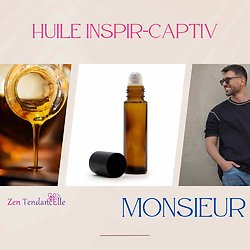 Huile Monsieur InspiR-CaptiV parfum masculin roll-on 10ml