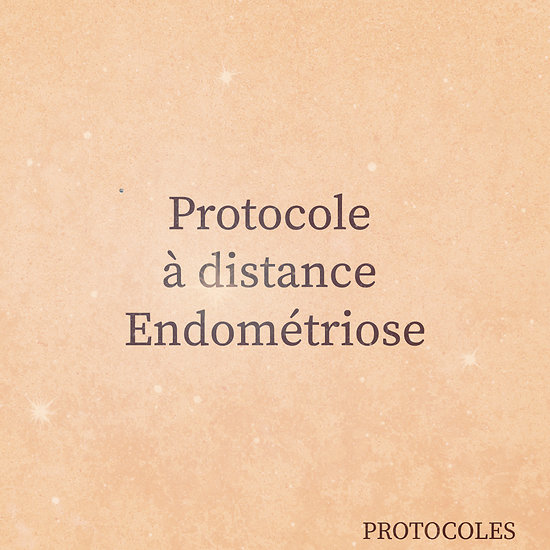 Protocole à distance Endométriose