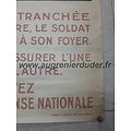 Affiche emprunt lieutenant Droit France ww1