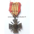 médaille croix de guerre 1939/1940 France