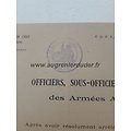 ordre du commandant en chef des armees 1918 France