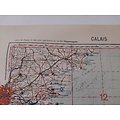 Fliegerkarte carte Luftwaffe 1939 ww2 Calais Angleterre