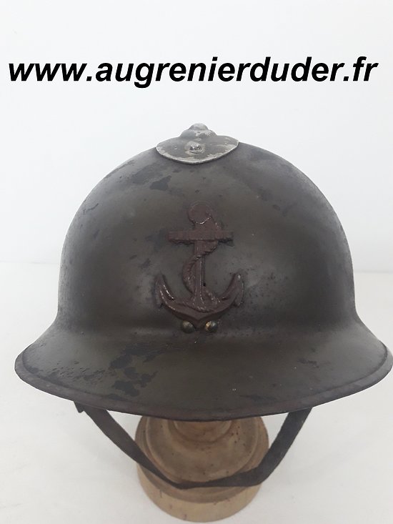 Casque modèle 1926 Infanterie coloniale / marine France wwII