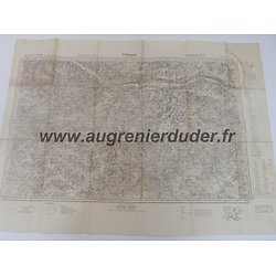carte Valencay 1940 Allemagne wwII