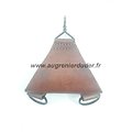Trapeze dorsal brelage cuir 1935 France ww2