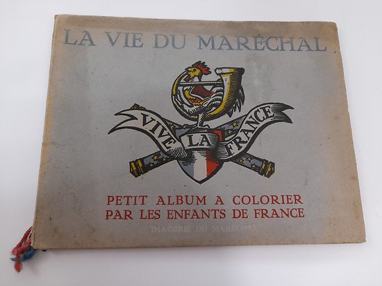 Album a colorier Maréchal France ww2